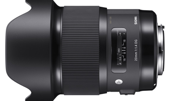 Sigma 20mm F1.4 DG HSM Art SLR Objetivo ultra ancho Negro