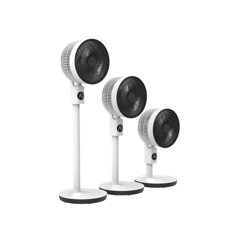 Ventilateur circulateur d'air sur pied Meaco MeacoFan Sefte 10 PRO avec batterie et application silencieux portable 12 vitesses oscillation automatique Neuf - vue 3