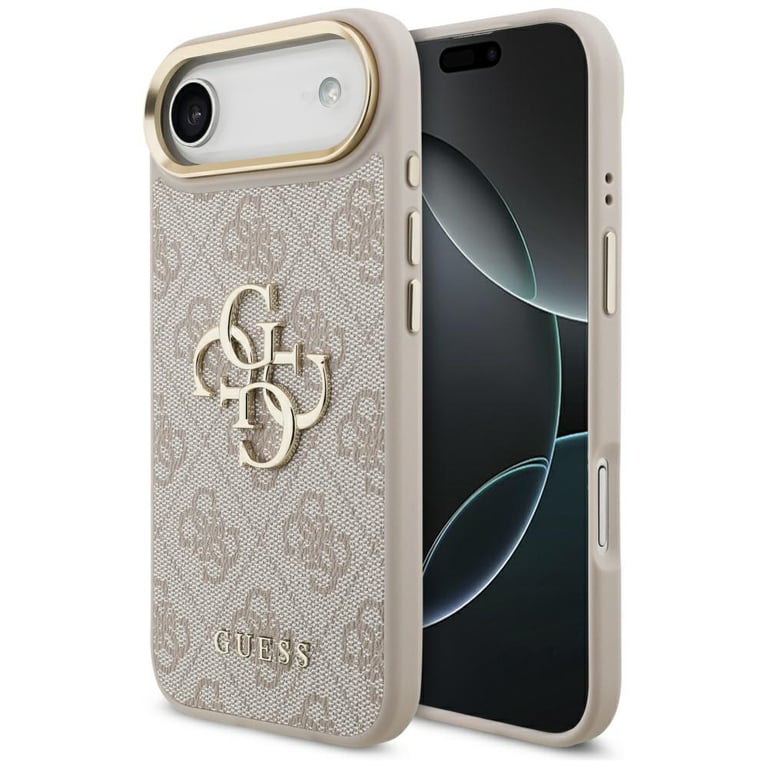 Guess Etui 4G Big 4G Classic Logo do iPhone Air ró?owy z?oty