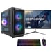 DeepGaming - PC da Gaming Completo - Némesis - AMD Ryzen 7 8700G/32GB/1TB SSD + Monitor 24'' FullHD + Pacchetto Gaming