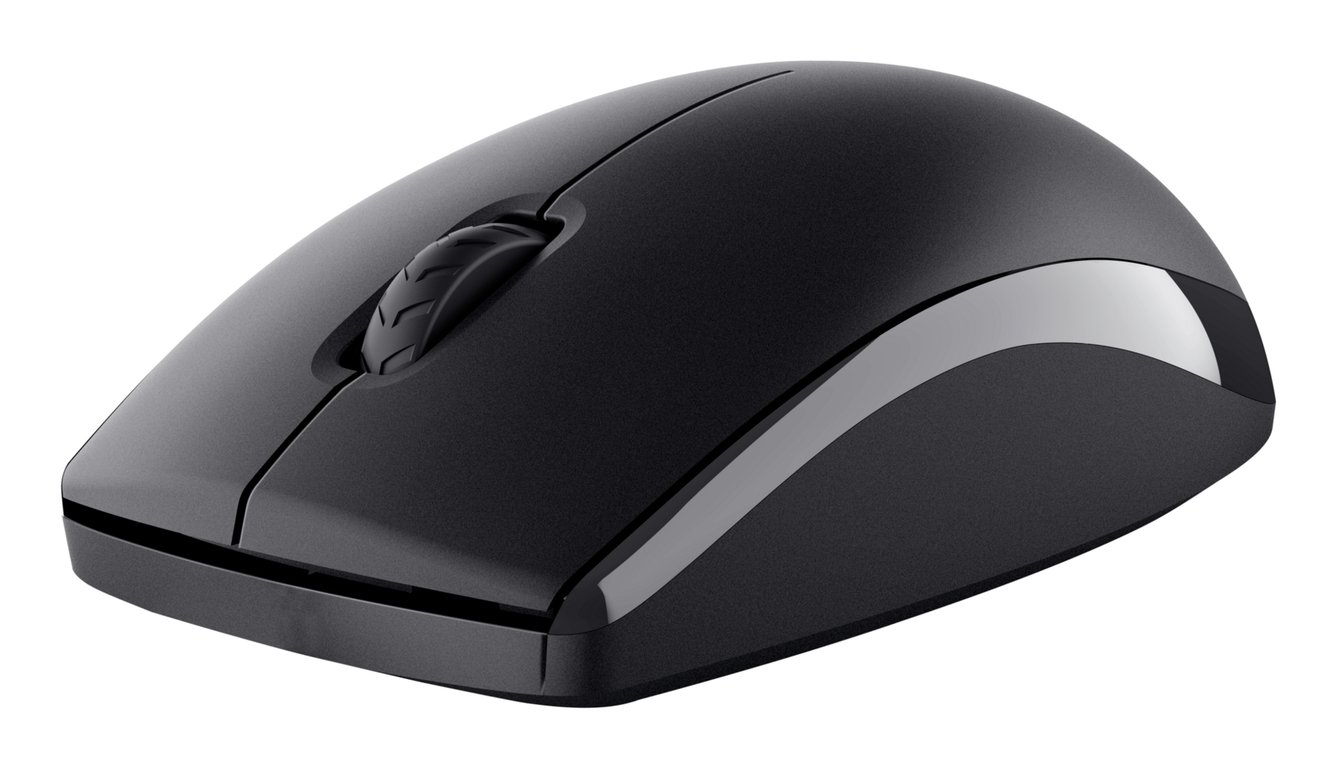 Trust Primo clavier Souris incluse Bureau RF sans fil QWERTY Espagnole Noir - Neuf