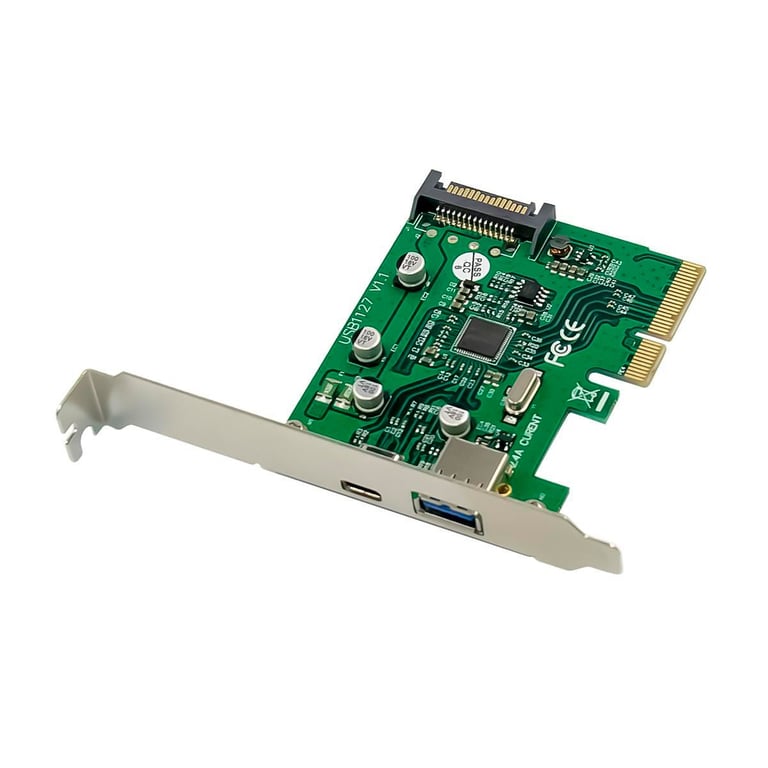 MicroConnect 1 x USB 3.1 Type C+A PCIe Cartes d'interface / adaptateurs - vue 2