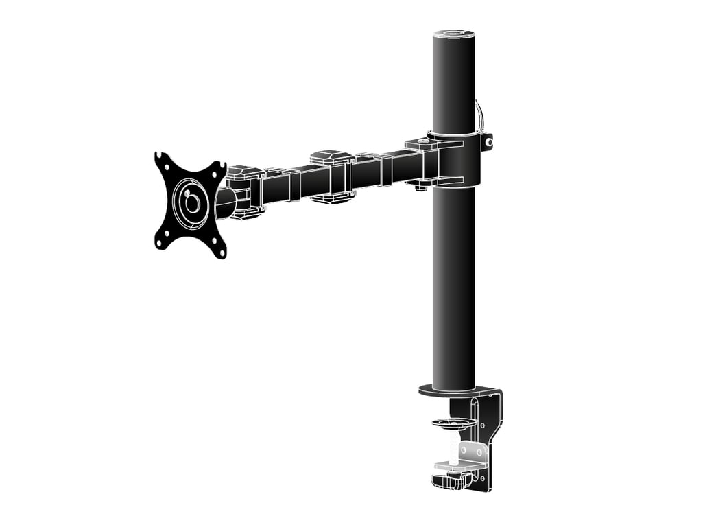 iiYAMA Pied de fixation simple moniteur DS1001C B1 - vue 4
