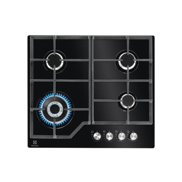 Electrolux KGG64362K Noir Encastrable 60 cm Gaz 4 Brûleurs - Neuf