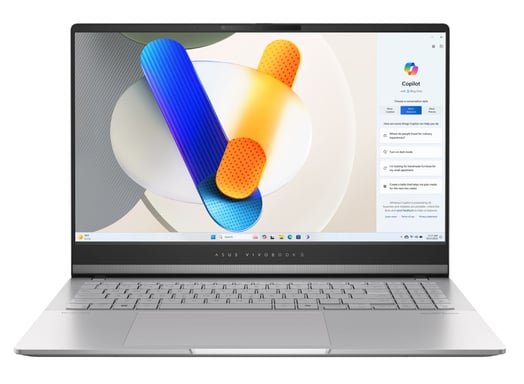 ASUS Vivobook S 15 OLED S5506WA-MA054W laptop AMD Ryzen AI 9 365 Laptop 39,6 cm (15,6'') 3K 32 GB LPDDR5x-SDRAM 1 TB SSD Wi-Fi 6E (802.11ax) Windows 11 Home Silver