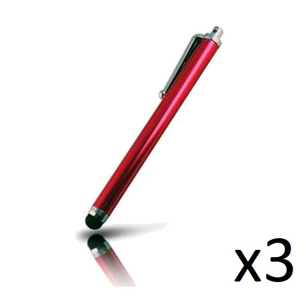 Bolígrafo Grande x3 para Smartphone Tablet Escritura Universal Set de 3