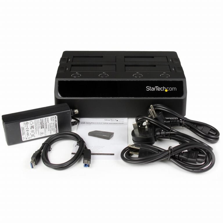 Estación de acoplamiento USB 3.0 StarTech.com para 4 discos duros SATA III 2.5