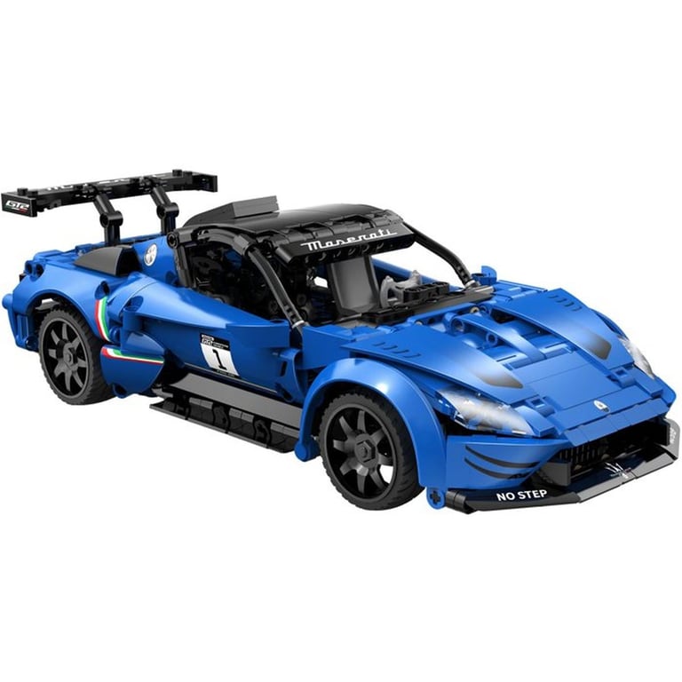 Jeu de construction CADA Maserati GT2 1:14 télécommandé 549 pièces Portes ouvrantes Bleu - Neuf