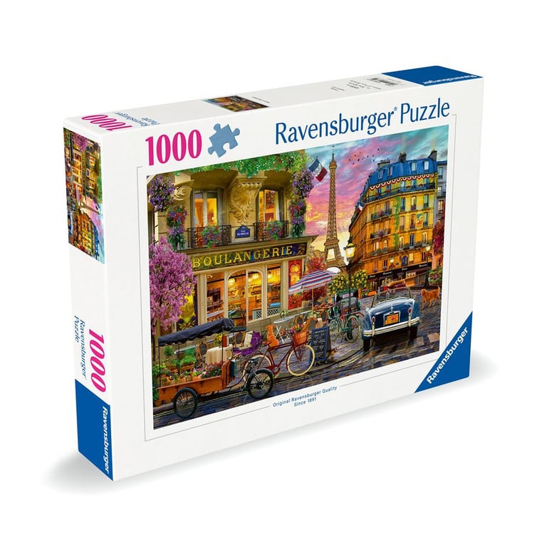 Puzzle Ravensburger The First Lights of Paris 1000 pièces Scène de Paris Paysage - Neuf