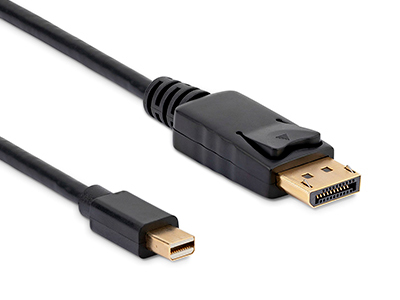 Hamlet XVCMDP-DP180 cable DisplayPort 1,8 m Mini DisplayPort Negro