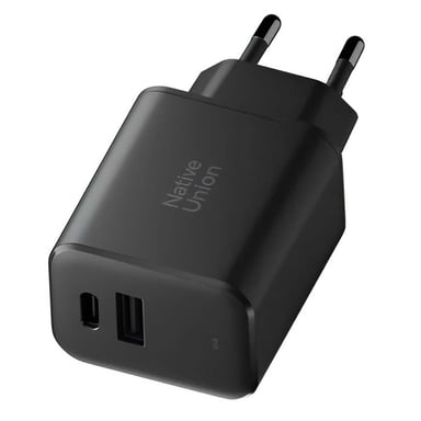 Caricatore da parete a doppia porta USB-C / USB-A GaN Power Delivery 45W
