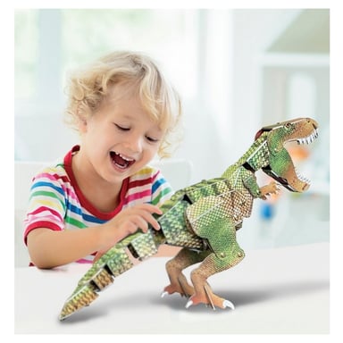 Maqueta gigante de cartón del T-Rex - Actividad creativa para niños