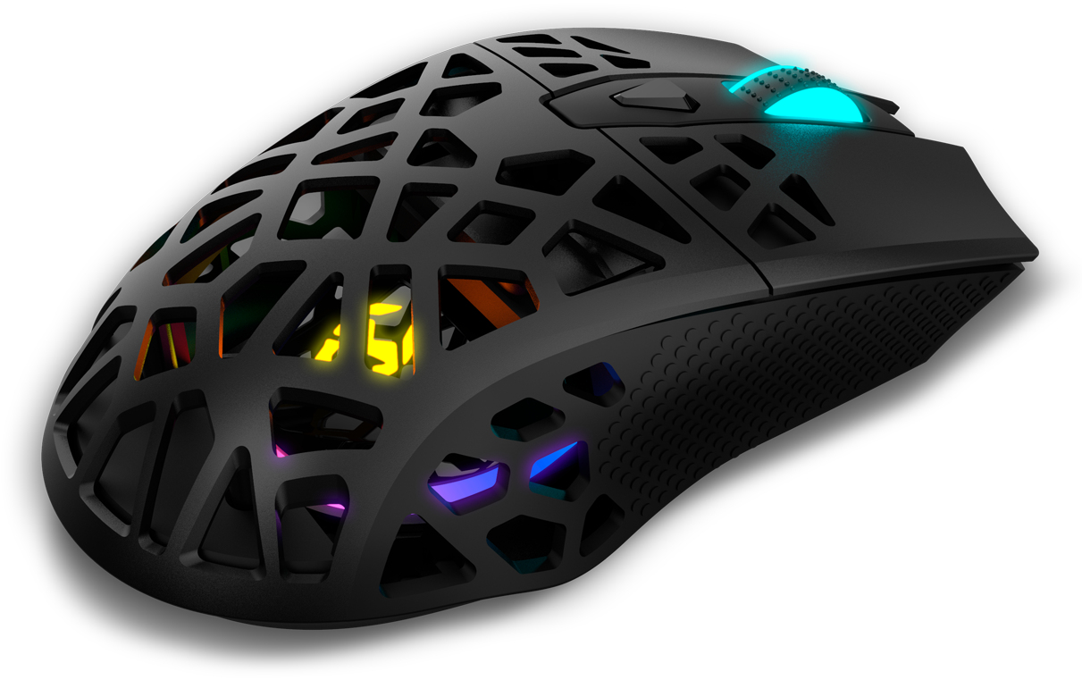 Souris Krom NXKROMKAIYU – Gaming, Optique 12000 DPI, RGB, 6 Boutons - vue 3