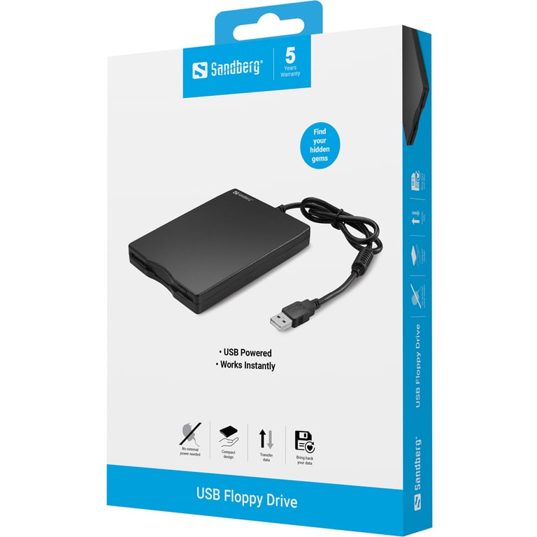 Sandberg USB Floppy Drive Neuf - vue 2
