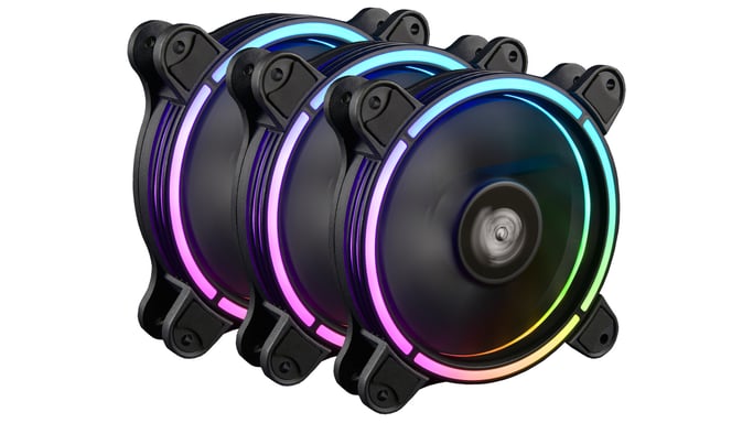 Enermax T.B.RGB AD. Boitier PC Ventilateur 12 cm Noir - Neuf