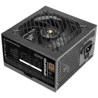 Alimentatore Mars Gaming MPB650PSID - 650W - Ventola da 12 cm - Certificazione 80 Plus Gold