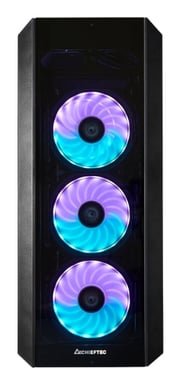 Chieftec Medium Tower ATX Scorpion 3 GL-03B-OP Custodia RGB con pannelli in vetro (nero)