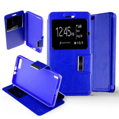 Etui Folio Bleu compatible Huawei Honor 6 Plus