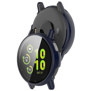 Boîtier de montre avec protecteur d'écran pour Garmin Vivoactive 5 Blue