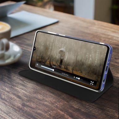 Akashi ALTFA41BLK Custodia protettiva per cellulare 15 cm (5,9'') Folio portacarte Nero Samsung Galaxy A71