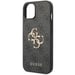 Guess Coque 4G Metal Logo Backcover pour Apple iPhone 14 - Gris