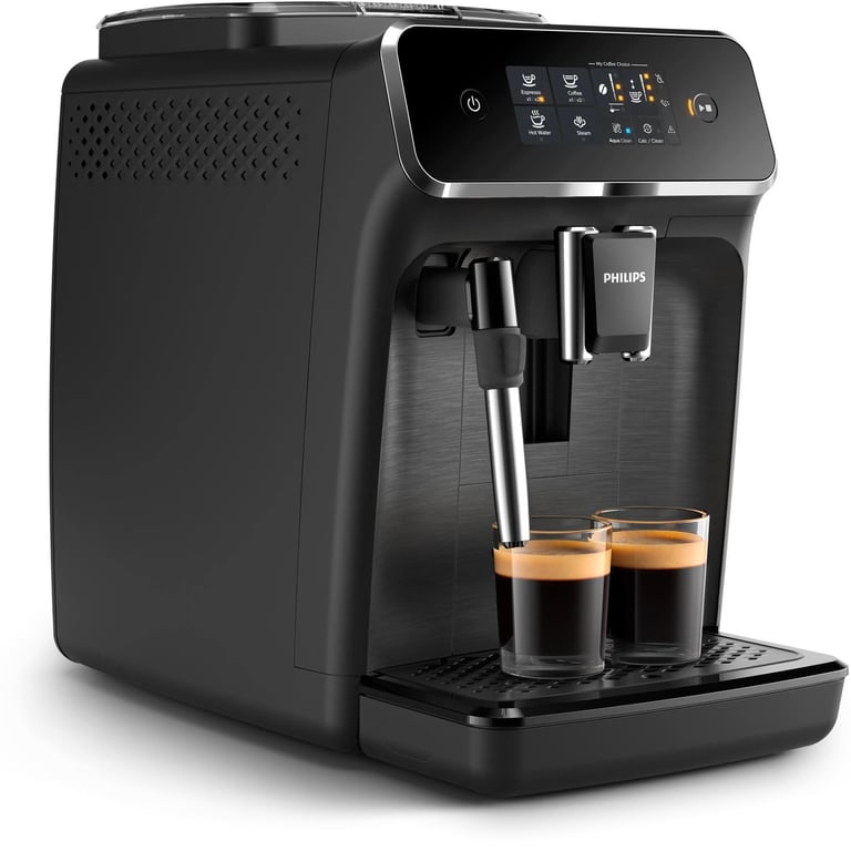 Philips 2200 series Séries 2200 Noir Mat EP2220/10 Machine expresso broyeur, 2 boissons, mousseur lait - Neuf