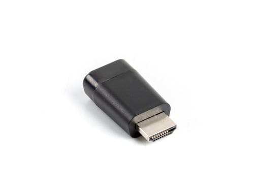 Lanberg AD-0016-BK cambiador de género para cable VGA HDMI Negro