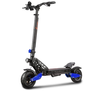 Patinete eléctrico TOURSOR X1 con asiento, batería de 48 V y 16 Ah, neumáticos de 10 pulgadas - azul