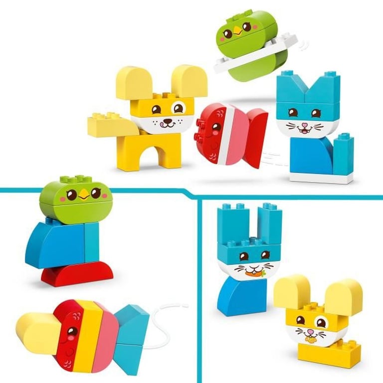 LEGO® DUPLO® My First 10477 Les jolis animaux créatifs 3 en 1 - vue 6