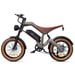 DYU M20 Bicicleta eléctrica todo terreno – Motor 250 W, batería 48 V 18,2 Ah, autonomía 160 km, frenos de disco dobles, horquilla con suspensión, bicicleta eléctrica urbana polivalente.