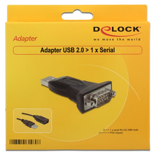 DeLOCK USB2.0 to serial Adapter DB9 Neuf - vue 4
