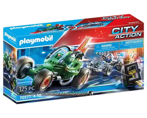 Playmobil City Action Polizia e Bandit Karts