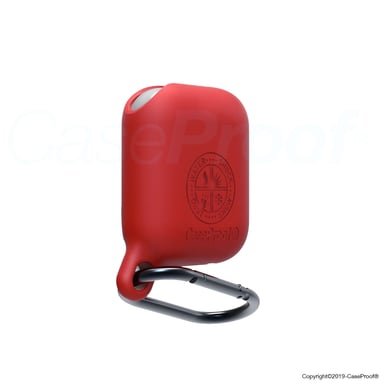 CaseProof waterproof case - AirPods rouge