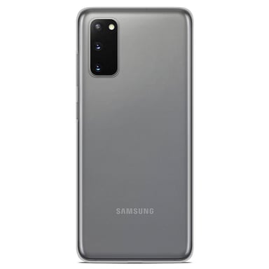 Coque silicone unie Transparent compatible Samsung Galaxy S20