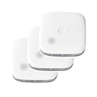 Nedis Pack de 3 Detectores de Humo Inalámbricos SmartLife WIFIDS21WT 85dB Blanco