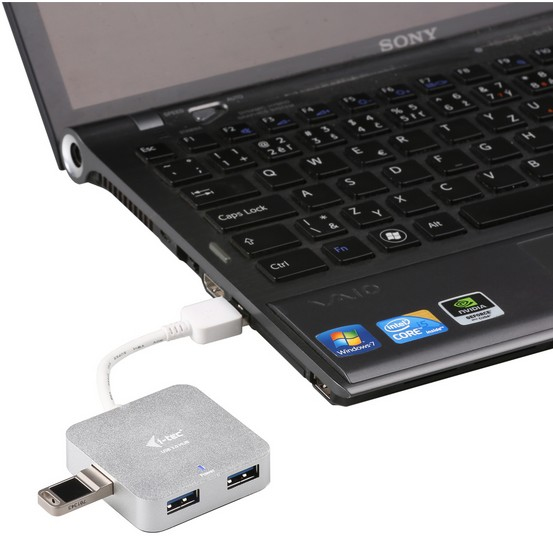 i tec Metal USB 3.0 Passive HUB 4 Port Neuf - vue 3