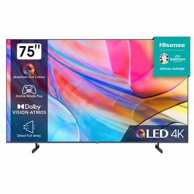 Hisense 75A79KQ 190,5 cm (75'') 4K Ultra HD Smart TV Wifi Antracita 250 cd / m²