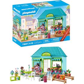 PLAYMOBIL 71807 Boutique de fleuriste et salon de thé, My Life la ville, Promo Pack, 220 pieces, Des 4 ans - Neuf