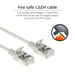 ACT DC7001 cable de red Gris 1 m Cat6a U/FTP (STP)
