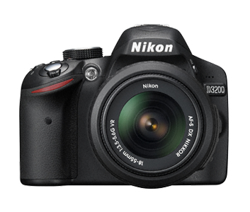 Nikon D3200 + 18-55 VR Kit Juego de cámara SLR 24,2 MP CMOS 6016 x 4000 Pixeles Negro