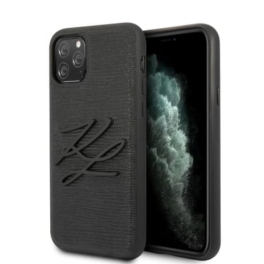 Étui Karl Lagerfeld pour iPhone 11 Pro Max noir Lézard