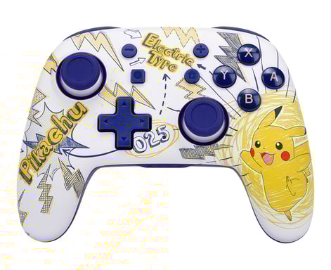 PowerA Nano Enhanced Violet, Blanc, Jaune Bluetooth Manette de jeu Analogique/Numérique Nintendo Switch, Nintendo Switch Lite, Nintendo Switch OLED