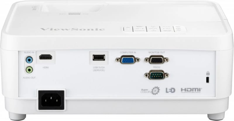 Viewsonic LS510W vidéo projecteur Projecteur à focale standard 3000 ANSI lumens LED WXGA 1280x800 Neuf - vue 2