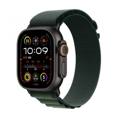 Apple Watch Ultra 2 OLED 49 mm Digitale 410 x 502 pixel Touchscreen 4G Nero Wifi GPS (satellite)