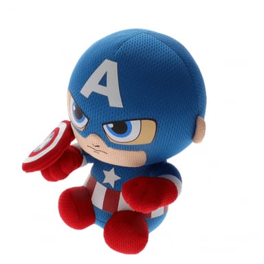 Peluche Marvel Beanie Babies Petite - Captain America