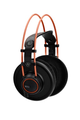 AKG K712 PRO Écouteurs Avec fil Arceau Musique Noir, Orange