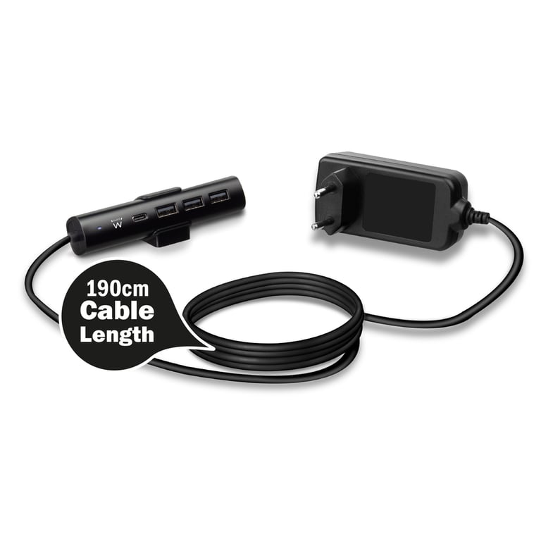 Ewent Ew1317 Caricatore USB da tavolo da 36 W con 1 USB-C con alimentatore