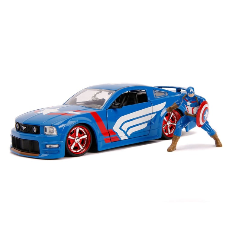 Simba - Avengers Captain America with Car 1:24 253225007 - Neuf