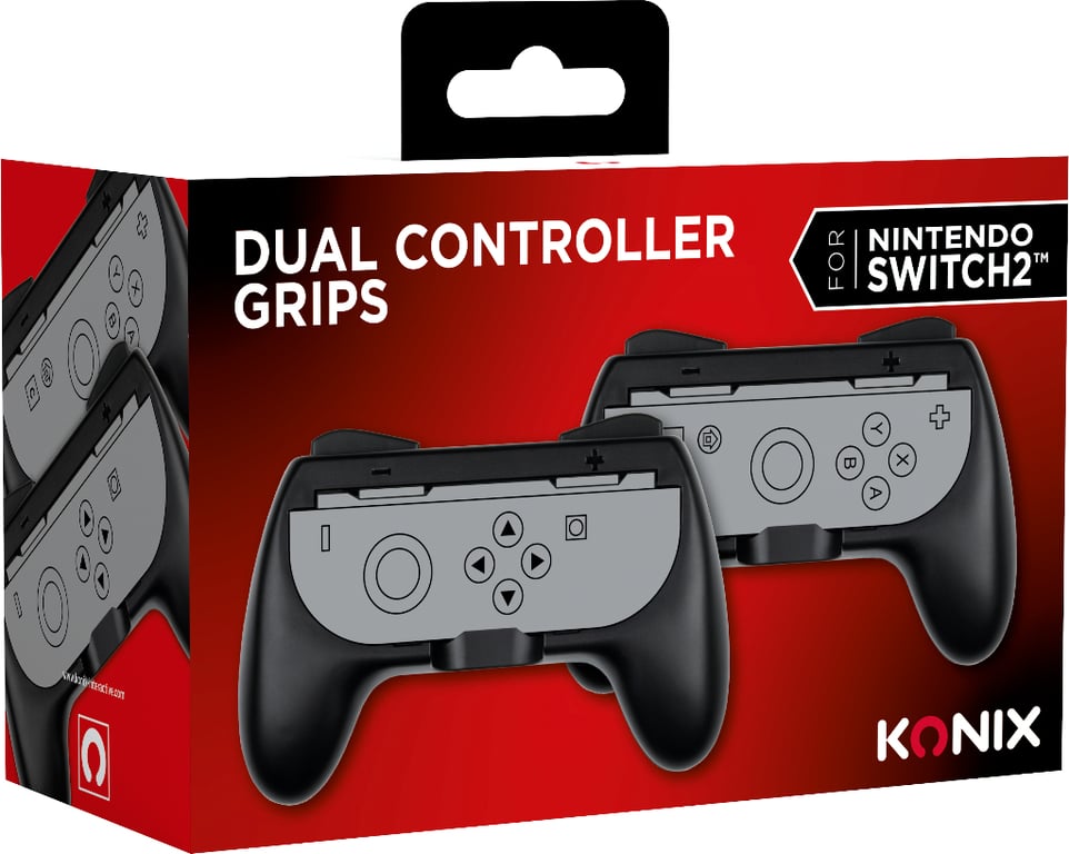 Paire de supports Joy Con KONIX Nintendo Switch 2 Forme de manette classique - vue 4
