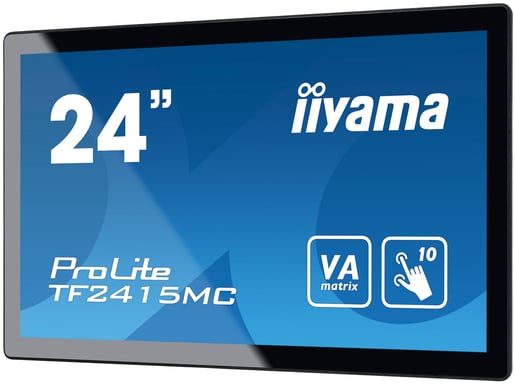 ProLite TF2415MC-B2 (23.8'') 1920 x 1080 pixels  - Ecran plat de PC Iiyama 60,5 cm Full HD VA Écran tactile Multi-utilisateur Noir